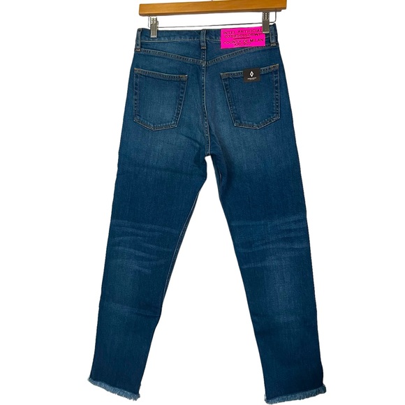 ๐๐NWT๐๐ MARCELO BURLON County of Milan๐ TWO TONE Jeans SZ 27 - Picture 8 of 10